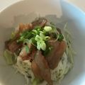 ミルキーリーダー's cooksnap of when they made 豚バラブロックの甘酢たれ丼.