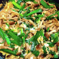 ゆすひと's cooksnap of when they made シメジとツナとニラの卵とじ.
