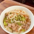 ころりょん's cooksnap of when they made 子供が喜ぶ　簡単　挽肉うどん　.