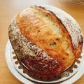 ●ゆゆゆ●'s cooksnap of when they made スパイシー♡ポテトのカンパーニュ♪.