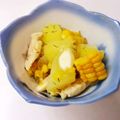 Wakka♪'s cooksnap of when they made サッポロ一番の塩スープで☆ニンたまポテト.