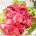 料理初心者あぃ☆'s cooksnap of when they made 綺麗で栄養価も高いビーツとポテトのサラダ.