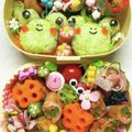 ☆ミルミル's cooksnap of when they made 蝶々のハム＊キャラ弁おかず＊.
