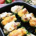 フジぽん's cooksnap of when they made ピーマンのツナポテト詰めチーズ焼き.