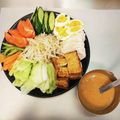 ☆angel's cooksnap of when they made ジャカルタ風♪ ガドガドサラダ.