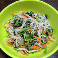 sharyuta's cooksnap of when they made ほうれん草ともやしのナムル.