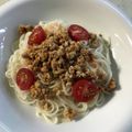 Ruriluru's cooksnap of when they made 塩そぼろそうめん.