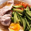 ほのぼのいっこ's cooksnap of when they made 韓国風・糸こん冷麺.