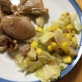 mantacarp's cooksnap of when they made コーンとキャベツの和え物 こども 副菜.