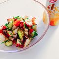 mayurich's cooksnap of when they made 夏野菜とタコの中華マリネ.