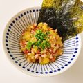 ほろぴ's cooksnap of when they made ねぎたく納豆with韓国海苔♡.