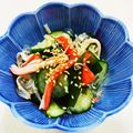 あっこ姉's cooksnap of when they made ◆葛切りと胡瓜のさっぱり酢の物◆.