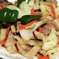 まぶたん's cooksnap of when they made 豚バラとキャベツのオイスターソース炒め.