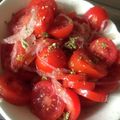 Yokchina's cooksnap of when they made 新玉ねぎとトマトのサラダ☆時短.