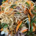 67luna's cooksnap of when they made ☺牛肉とピーマンのオイスター焼きそば☺.