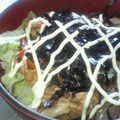 みみももＬＯＶＥ's cooksnap of when they made 豚肉の照り焼きとレタスで丼.