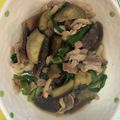 猫のミイヤ's cooksnap of when they made ♪豚バラとにらしめじナスの中華炒め煮♪.