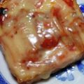 NACHIMAE's cooksnap of when they made 厚揚げ♡キムチピザ.