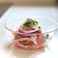 かっちゃん杉's cooksnap of when they made 見た目はいいよ✨しらすとトマトのサラダ.