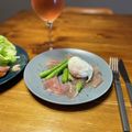 machinachi's cooksnap of when they made アスパラガスのビスマルク風♡.