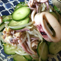 milsalud's cooksnap of when they made イカともやしとキュウリのさっぱりサラダ♪.