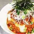 クックUR9L2V☆'s cooksnap of when they made 韓国風ピリ辛 納豆豆腐.