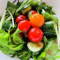 にこぱん☻'s cooksnap of when they made 隙間おかず♪水菜の塩昆布おかか和え.