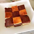 うさこ肉団子's cooksnap of when they made Wチョコで幸せ♡ブラウニーチーズケーキ♡.