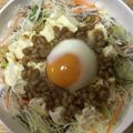 かおり♡♡♡'s cooksnap of when they made 簡単速攻納豆サラダ⭐︎包丁要らず⭐︎.
