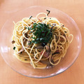 水玉ぱじゃま's cooksnap of when they made お茶漬けのもとでぱぱっと！　和風パスタ！.