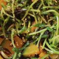 あゆたっくん's cooksnap of when they made かぼちゃと豆苗の酢ごま和え.