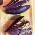 nekomamu's cooksnap of when they made レンジで簡単っ茄子挟み蒸し.