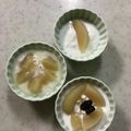 Ruriluru's cooksnap of when they made 桃ジュレのお酒で簡単デザート.