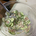 月✳Iris's cooksnap of when they made きゅうりとツナのマヨ和え.