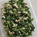Ruriluru's cooksnap of when they made 春菊の胡麻白和え.