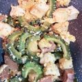 mmSeikomm's cooksnap of when they made 麺つゆ利用　私の簡単ゴーヤチャンプル.