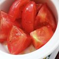 こずっぺ's cooksnap of when they made トマトのごま油醤油ドレッシング和え.