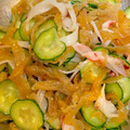 やよい・M's cooksnap of when they made 簡単♪中華くらげとカニカマと胡瓜の和え物.