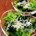 ルぴあ's cooksnap of when they made 水菜とたっぷりわかめの豆腐サラダ.
