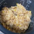 yu🐓's cooksnap of when they made 簡単！炊飯器で作るチキンライス.