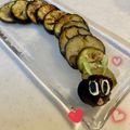 yu🐓's cooksnap of when they made 焼き茄子を芋虫みたい？に綺麗に並べる.