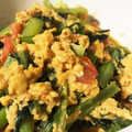 ミレーちゃん's cooksnap of when they made ごま油香る♪かんたんトマトと卵の中華炒め.