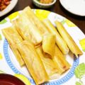 鹿のCookきろく's cooksnap of when they made 長ネギシンプル春巻.