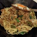 しらたまこむぎ's cooksnap of when they made 梅シソ肉味噌のスパゲティ.
