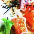 さん屁ぇです's cooksnap of when they made 食欲そそるさっぱりツナトマそうめん☆.