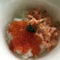 Ruriluru's cooksnap of when they made 調理不要！いくらと鮭フレークで海鮮親子丼.