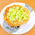 プー♡'s cooksnap of when they made 簡単！もちもちバナナパンケーキ.