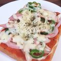 magmac's cooksnap of when they made 絶品♫簡単ピザトースト（トマトソース）.
