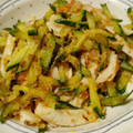 あきつま（杏花☆）'s cooksnap of when they made 竹輪ときゅうりの中華風胡麻和え.