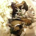 ミルクボール's cooksnap of when they made 揚げ茄子、しらす、大葉サラダ.